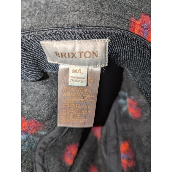 Brixton Dylan Fleece Bucket Hat ROSES Size M/L - Picture 4 of 9